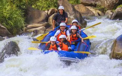 Rafting 10 km por el río, en Chiang Mai