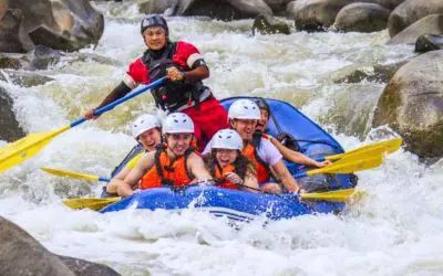 Rafting por el río, en Chiang Mai