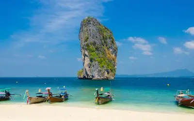 Isla Poda en Krabi con aguas turquesa