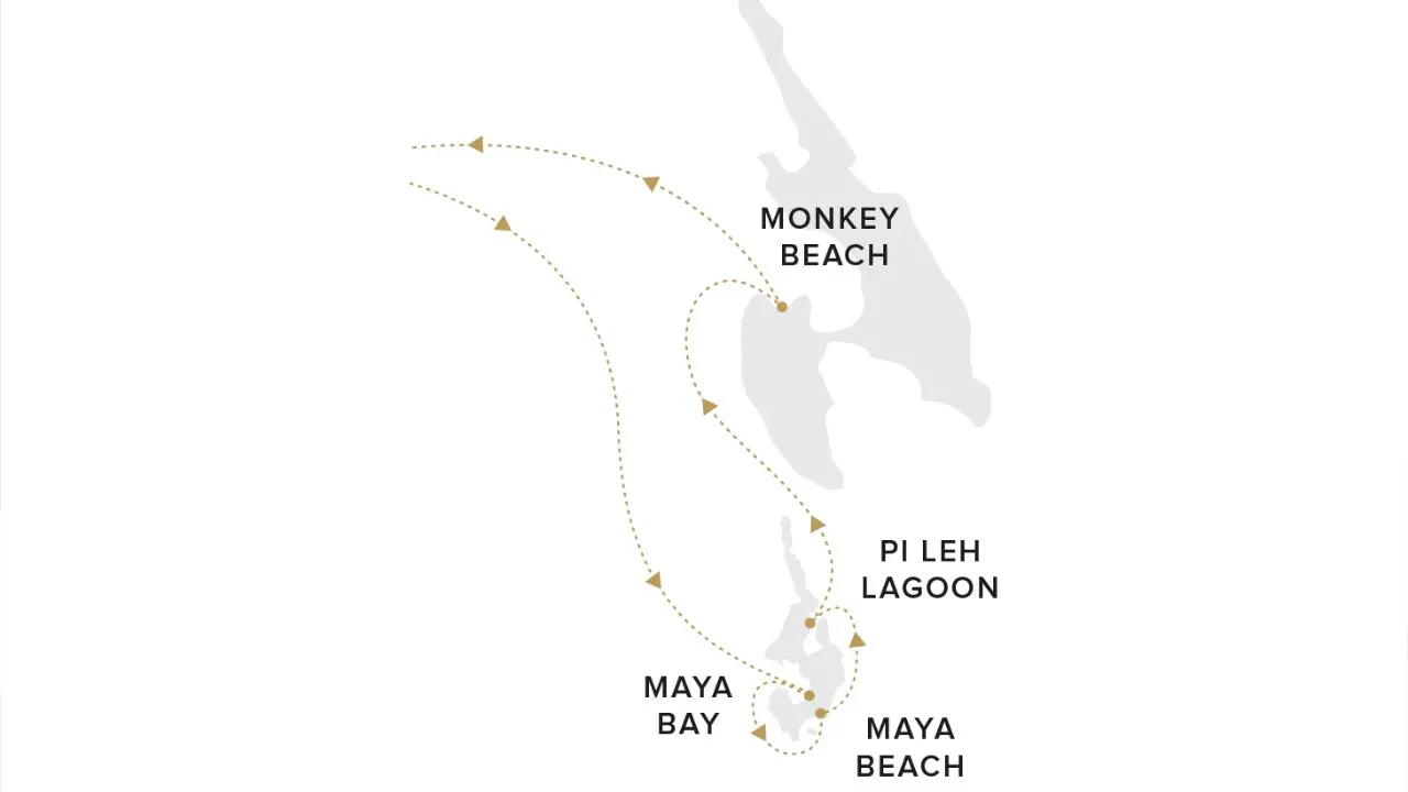 Yate privado a las islas Phi Phi desde Phuket