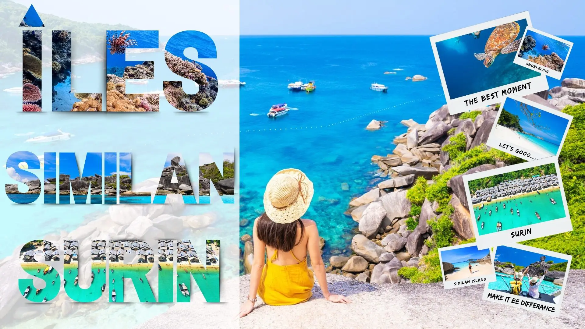 Excursions aux îles Similan, Surin et Koh Rok