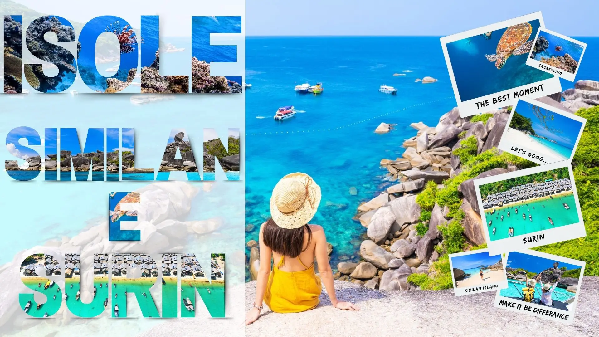 Escursioni alle isole Similan, Surin e Koh Rok