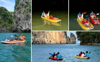 Balade en canoë dans la baie de Phang Nga