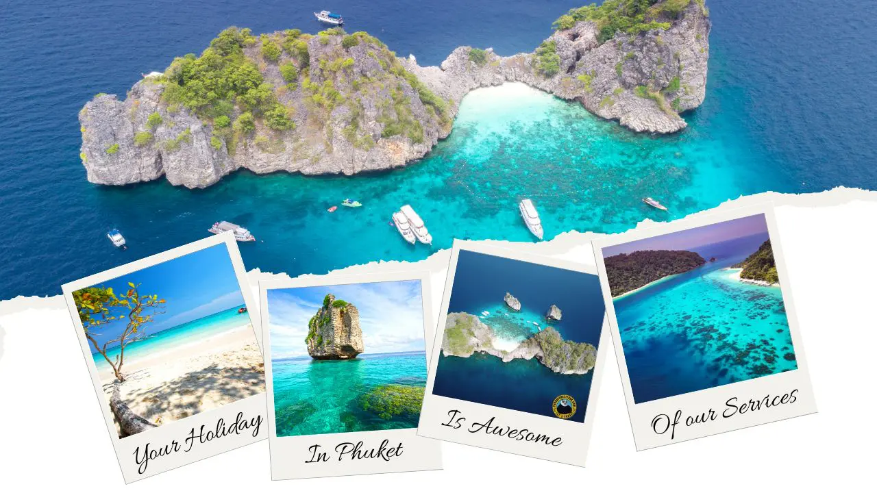 Águas turquesa em Koh Rok e Koh Haa, excursão de snorkel a partir de Phuket