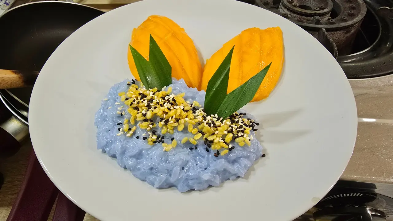 mango arroz pegajoso