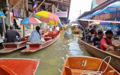 El mercado flotante de Damnoen Saduak