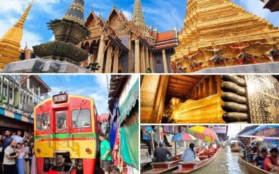 MERCADO DEL TREN + FLOTANTE DAMNOEN SADUAK + GRAN PALACIO + WAT PHO (PRIVADO) *EN ESPAÑOL EXTRA* 🇪🇸