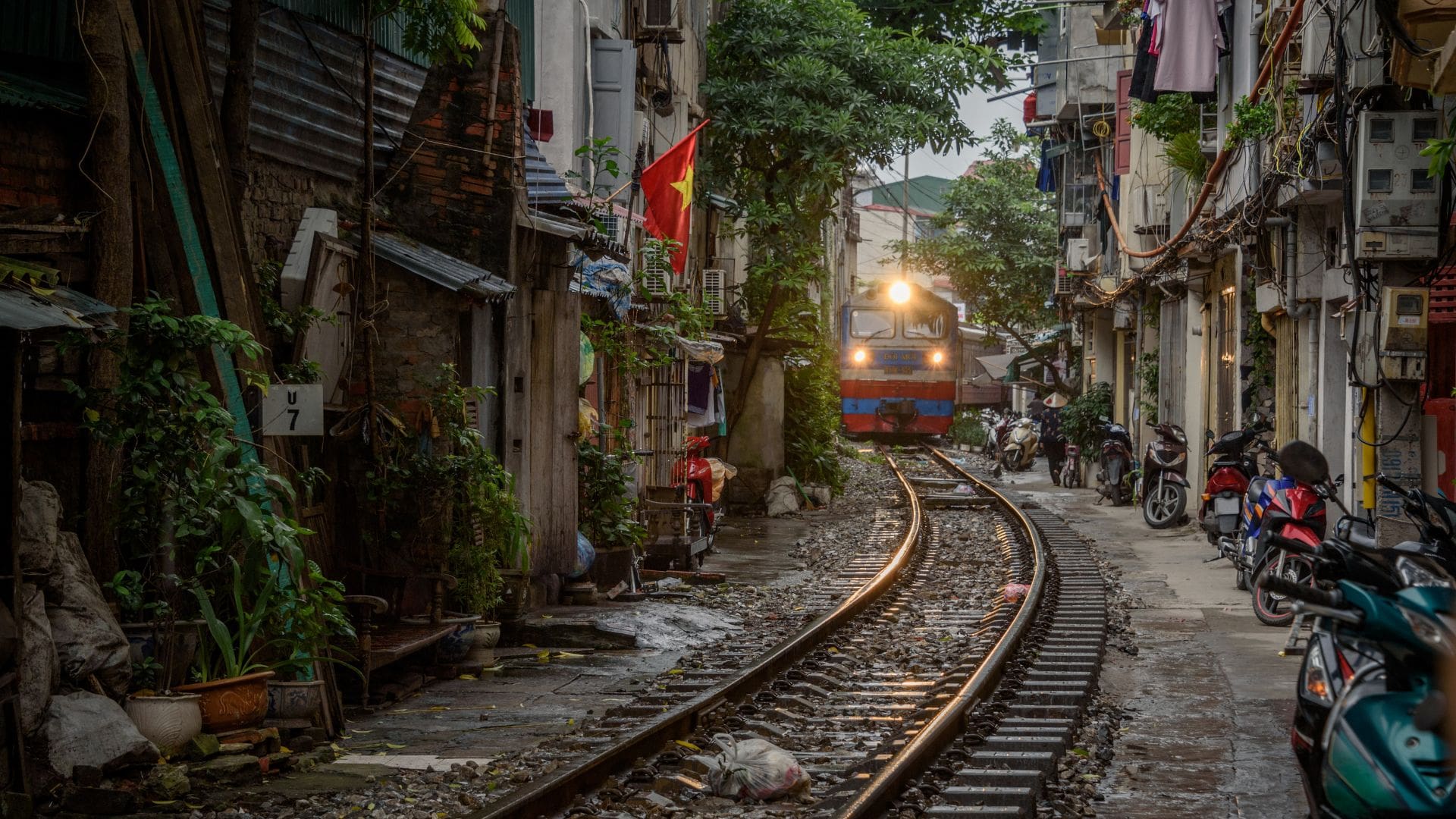 Treno ad Hanoi, Vietnam