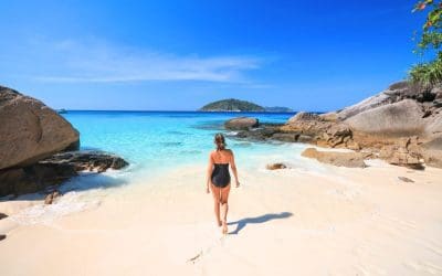 Le isole Similan viste dal mare