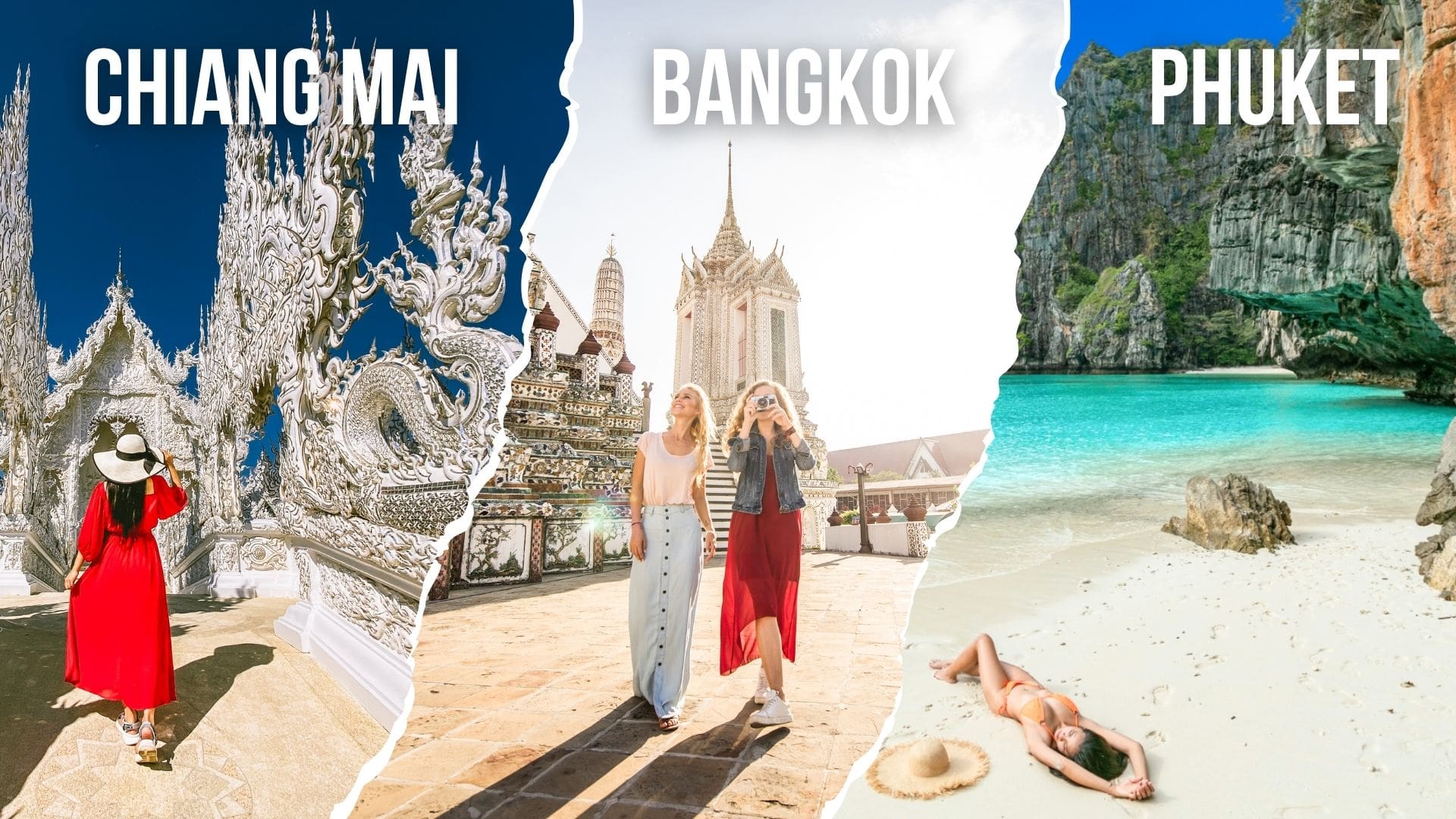 Chiang Mai, Banguecoque e Phuket Tailândia
